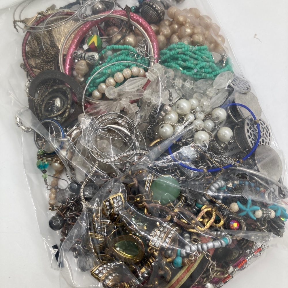 Small Box of Scrap Vintage - Modern Jewelry for Repurposing Arts & Crafts #4